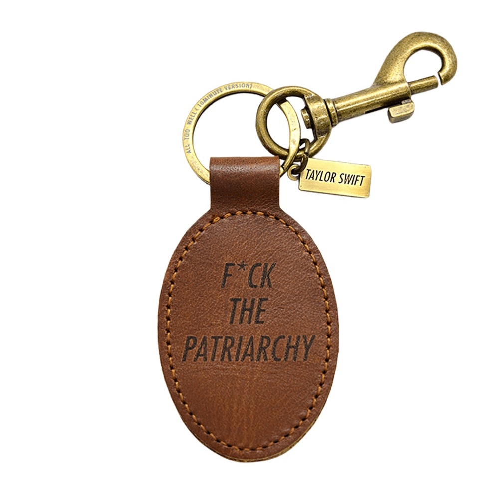 Official Taylor Swift All Too Well F*** the Patriarchy Keychain